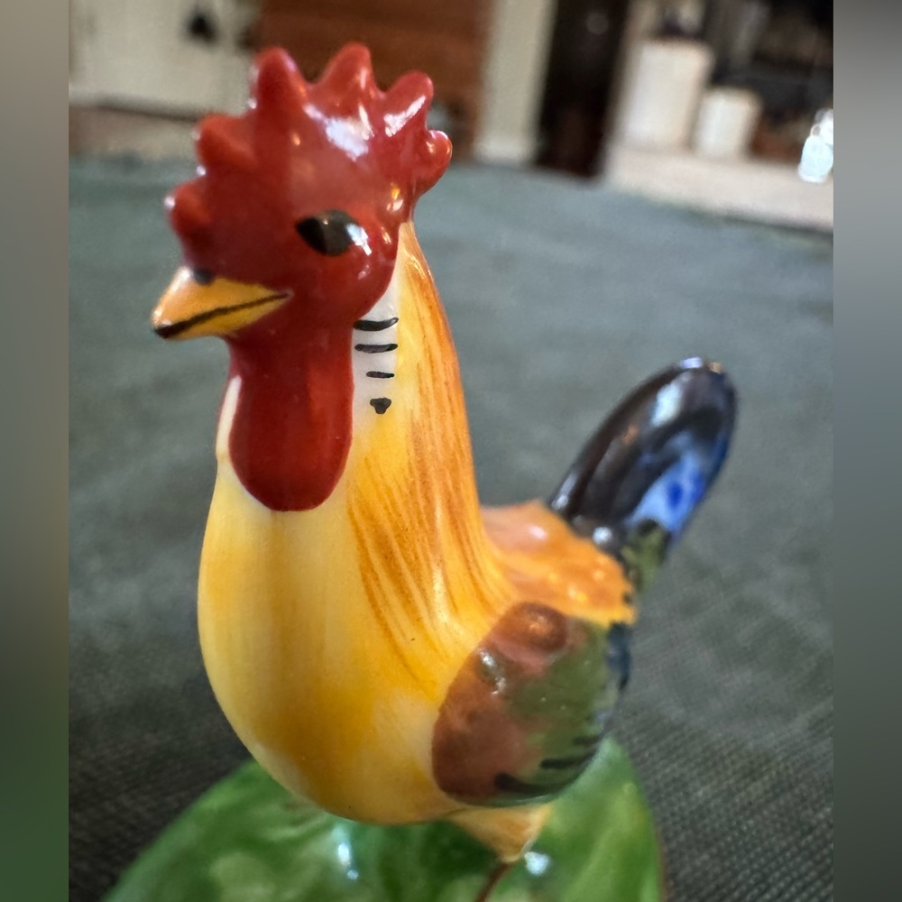 Limoges Hand-Painted Rooster Trinket Box - Picture 6 of 10